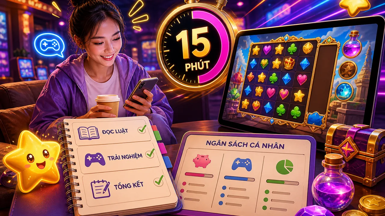 Kịch bản nghỉ 15 phút để thử trò chơi mới trên bet88 mà không chạy theo thắng thua