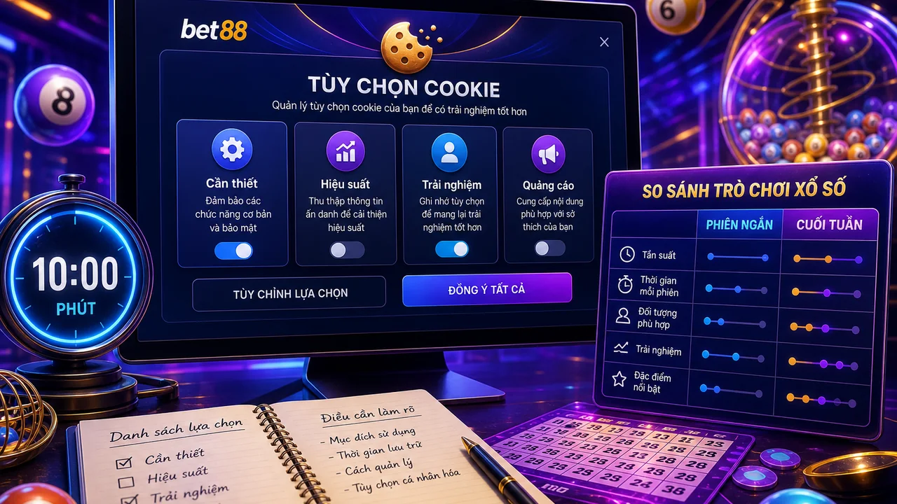 Trước khi vào phiên xổ số ngắn: checklist cookie bet88 cần đọc gì trước khi xem trò chơi