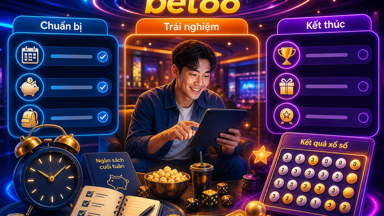 Lịch cuối tuần nhẹ đầu: kịch bản chơi xổ số bet88 theo ngân sách